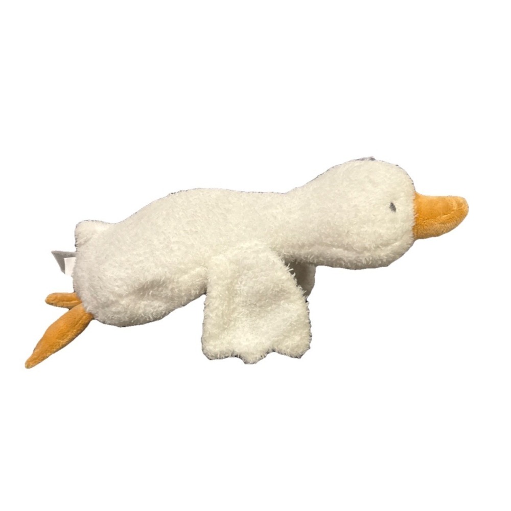 Carter's White Baby Duck Goose Lovey Plush Security Blanket Stuffed Animal NWT - Picture 4 of 6
